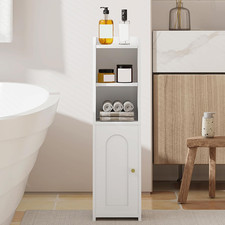 Armadietto da bagno, Mobiletto da Bagno con Ante, Armadietto ad Angolo con Ripia