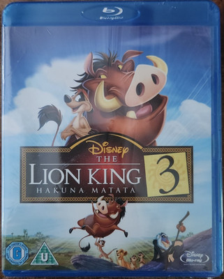 The Lion King 3 Hakuna Matata Blu-ray 2014 Region Free Blu-Ray Ships Free