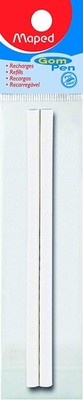 Maped Ersatzradierer für Radierstift Gom Pen weiß (2 Radierer)