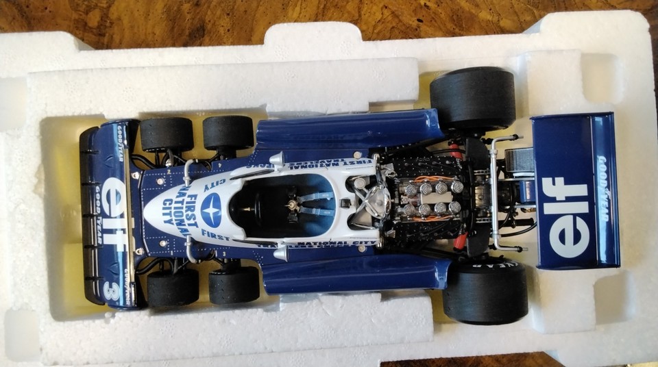 Tyrell Card Model Exoto Tyrell 6 Wheel F1 #3 1/18 Grand Prix New in Box Extremely Rare ...