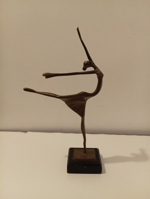 Innenraum Kunst Dekor Abstrakte Tänzerin Bronze Statue Tanzende Frauen Ballett Skulptur
