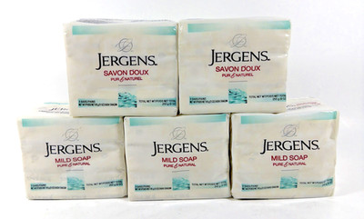 15 Bars of Jergens Savon Doux Mild Soap (5x 3-Pack) - New