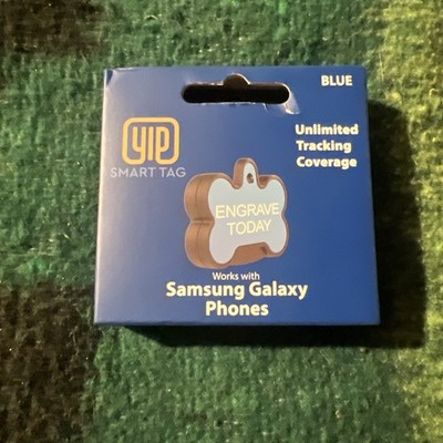 YIP Smart Tag Pet ID Tag & Tracker Blue - For Samsung Galaxy Phones