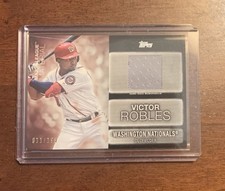 2020 Topps Update Major League Material Black /199 Victor Robles #MLM-VR