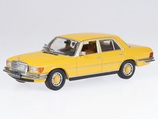 Mercedes W116 450 SEL S-Class 1975 yellow diecast modelcar IXOCLC330 IXO 1:43