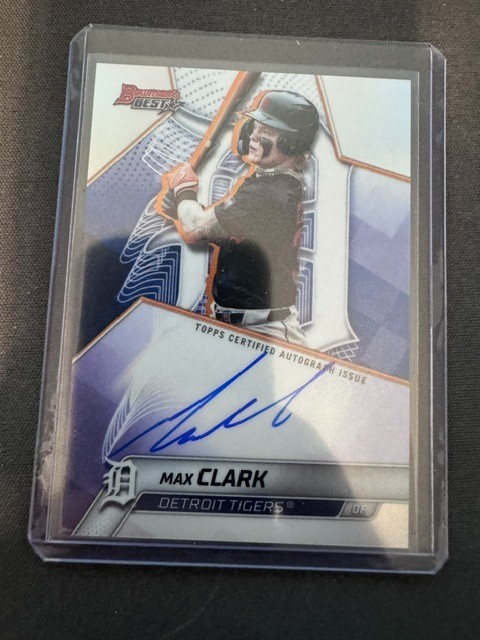 Topps 2025 Bowman's Best Max Clark Best of 2025 Auto Refractor B25-MC