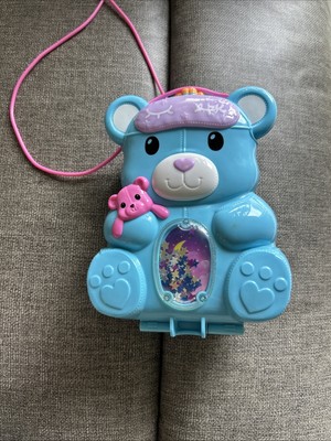 Polly Pocket Teddy Bear Purse 2 in 1 Playset Accessories Blue Figures 2021