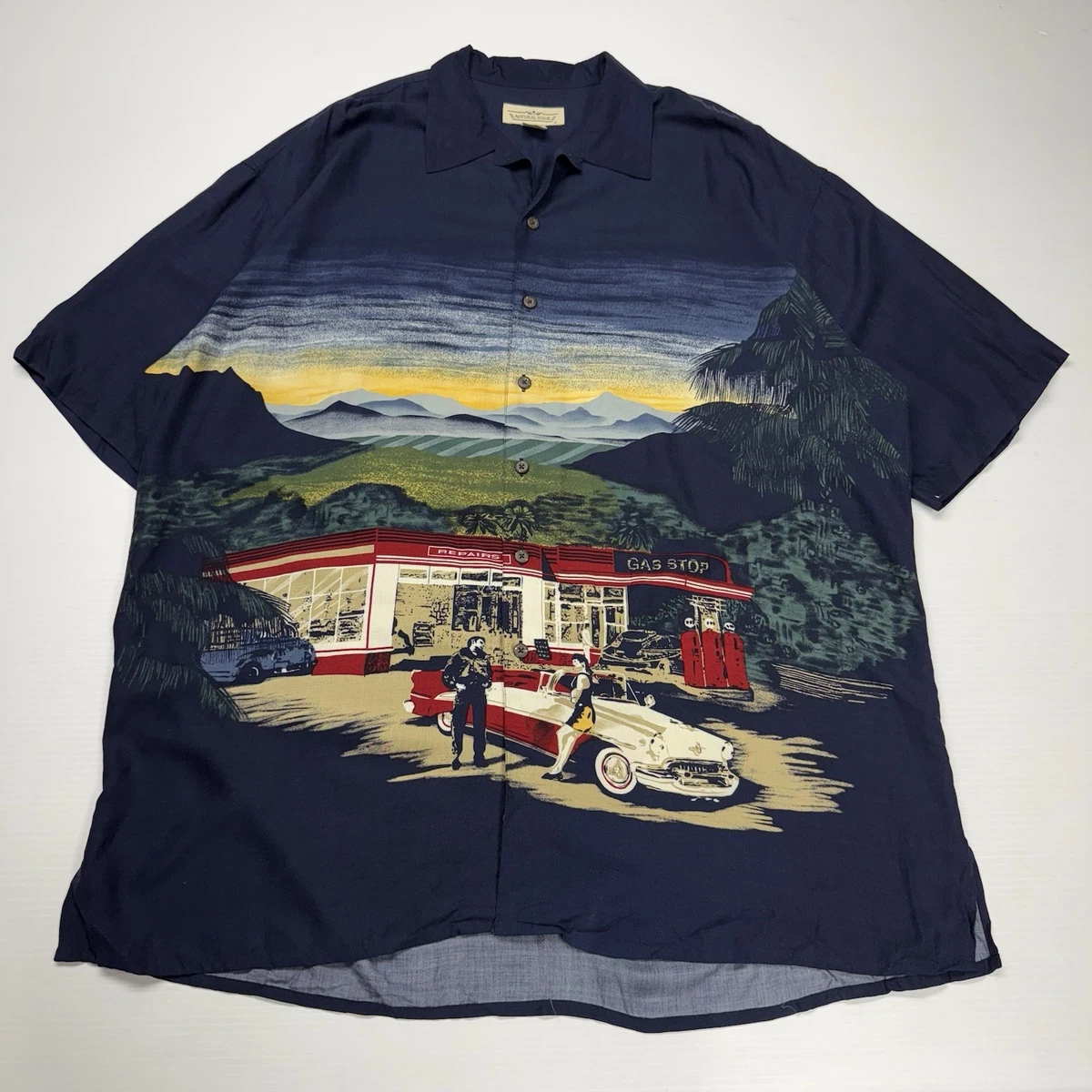 Natural Issue Short Sleeve Regular Fit Casual Button-Down Shirts