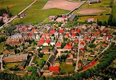 Kranenburg Niederrhein Fliegeraufnahme