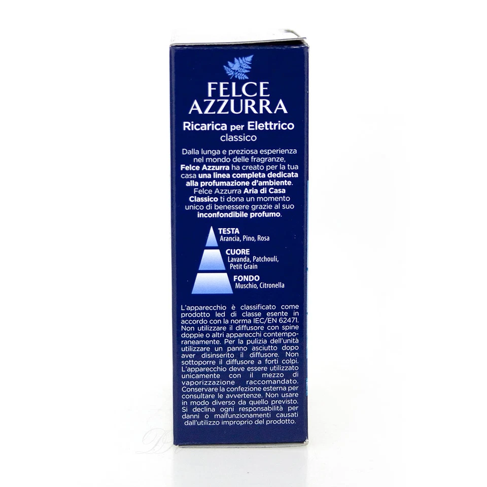 PAGLIERI Felce Azzurra Aria di Casa Talco classico refill 6x 20ml Raumerfrischer - Bild 2 von 4