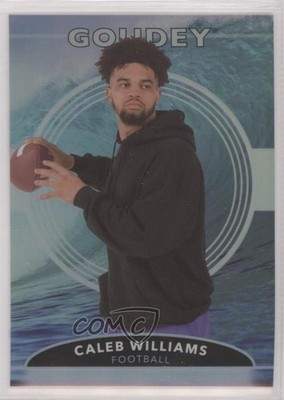 2022 Upper Deck Goodwin Champions Goudey Platinum Ocean 27/75 Caleb Williams uk2