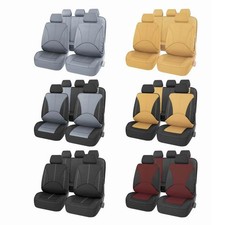 Leather Car Seat Covers Full Set for 5 Seats Car Interior Accessories All-season