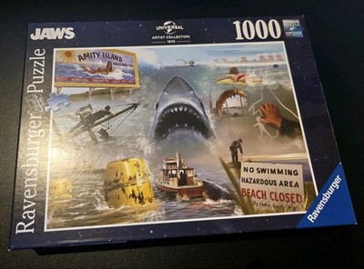 JAWS - Ravensburger Puzzle - 1000 Teile - ca. 70 x 50 cm - Der weiße Hai