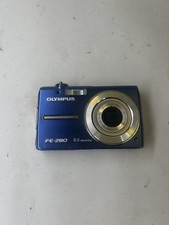 Olympus FE-220 7.1MP Digital Blue Camera Battery, Memory Card NO CHARGER WORKS