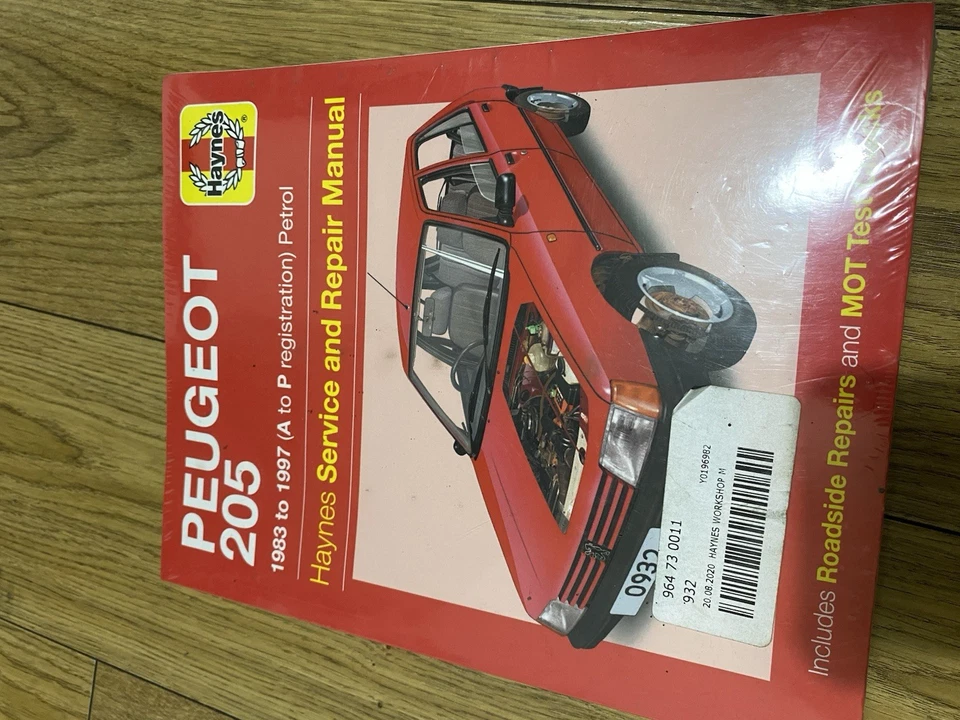 Peugeot 205 Petrol (1983-1997) Haynes Repair Manual - Image 3 of 3