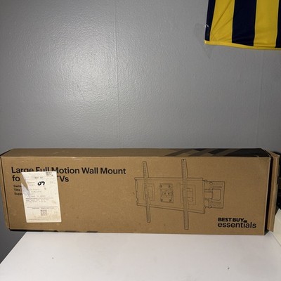 Best Buy Essentials TV Wall Mount Tilt Full Motion for 47 84'' TV's Black