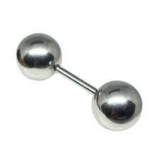 Barbell Bar 14g 1.6mm 316L Large 10mm Ball Earring PA VCH Nipple 35mm Piercing