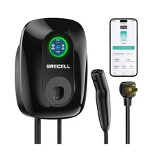 GRECELL Wall Charger for Tesla, ETL Certified 240V 48A Level 2 EV Charger for...