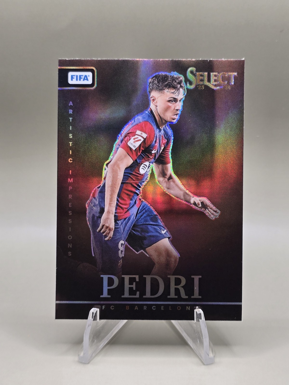 2023-24 Select FIFA Pedri #3 Artistic Impressions Case Hit SSP Barcelona