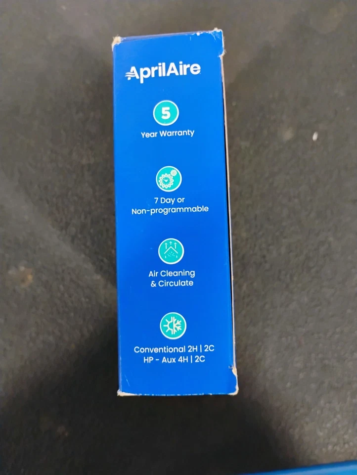 AprilAire S86N MU Dual-Fuel Capable Programmable Thermostat Multi Stage - Image 2 of 3