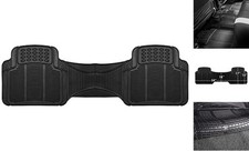 Car Floor Mats - Heavy-Duty Rubber Floor Mats for Cars, Black Rear Set