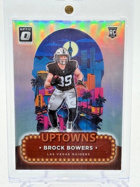2024 Donruss Optic #8 Brock Bowers Uptowns Rookie Card