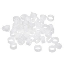 100Pcs Silicone Rubber Bands Rings Non-slip 10mm Dia 1mm Thick 5mm Width