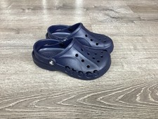 Crocs Unisex Baya Clogs, Navy Blue Slip On Shoes Size Men's 4 Women's 6 10126