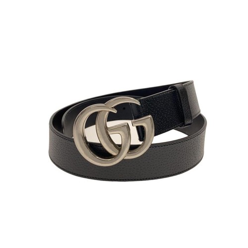 Used GUCCI◆Belt/Leather/BLK/Men's/406831 DJ20N