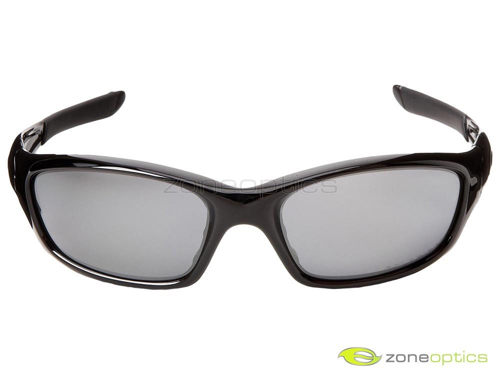 Oakley Straight Jacket Polarized Sunglasses 12-935 Polished Black