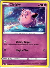 Clefairy 074/192 Common Rebel Clash Pokemon Near Mint