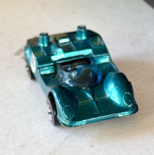 1969 Chaparral 2G NM Rare HK Aqua Color Redline HotWheels Cars - Picture 4 of 8