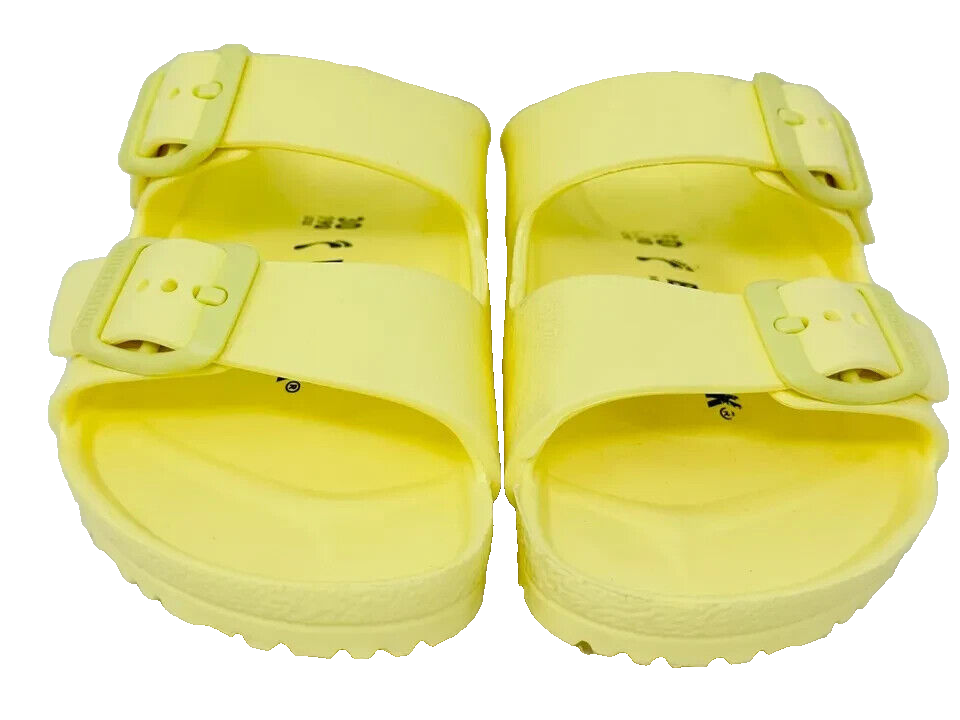 Birkenstock Youth Girl's Arizona Double Buckle Sandals Yelw Narrow