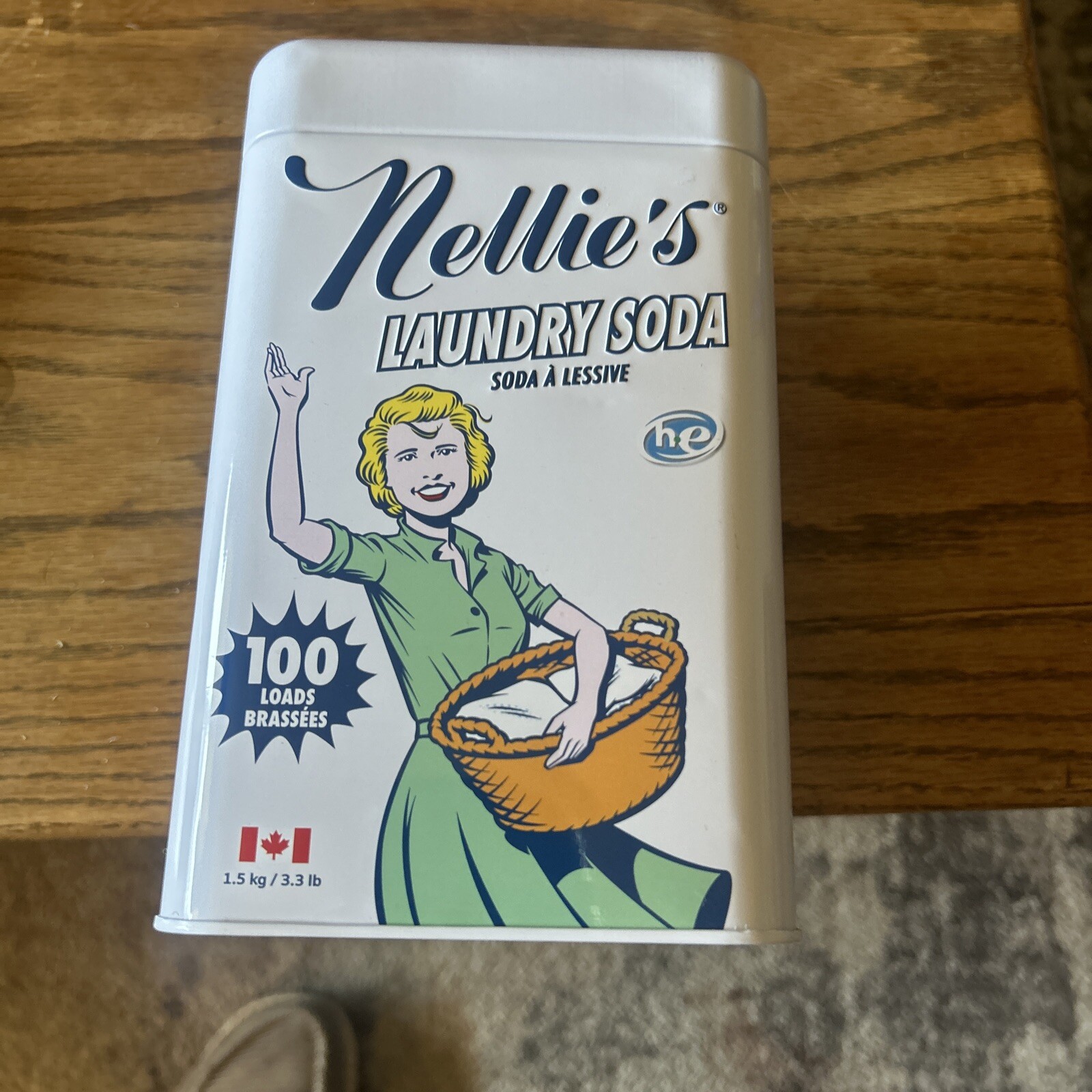 Nellie's Laundry Soda - Detergente concentrado para ropa en polvo - 100 cargas