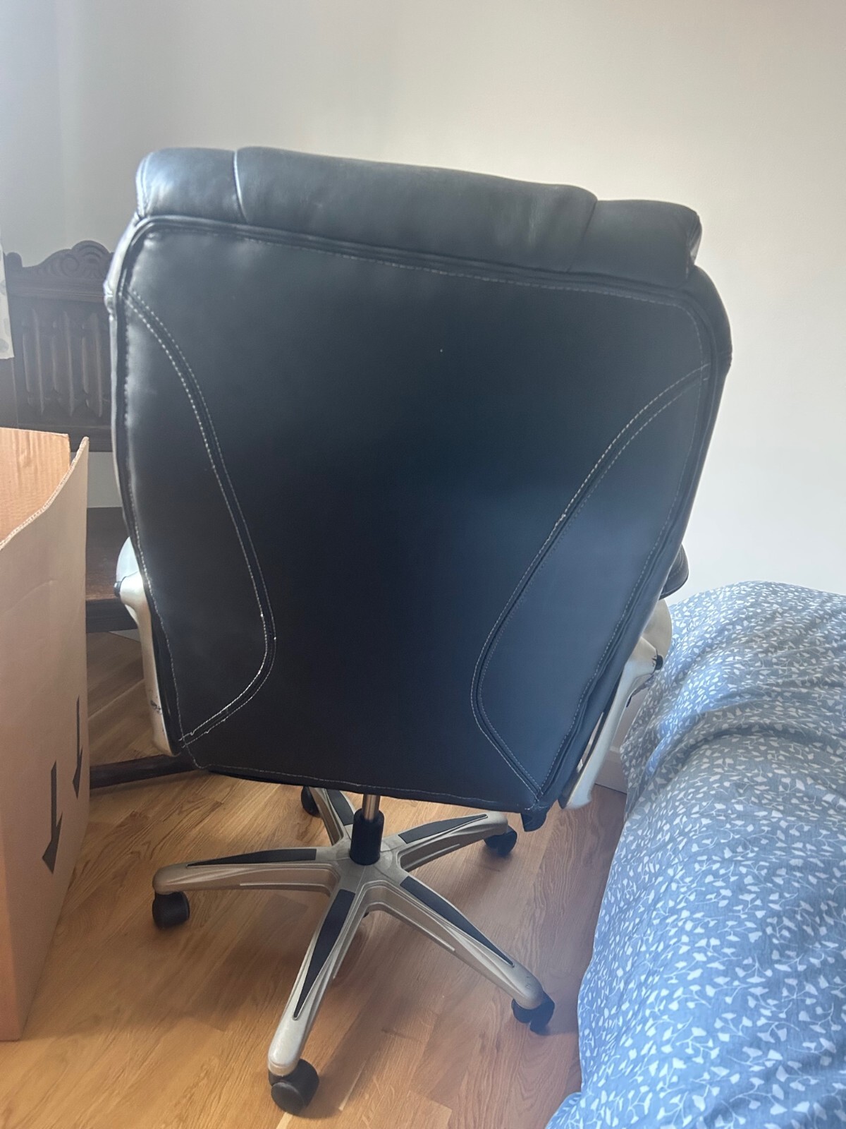 real leather office chair used eBay