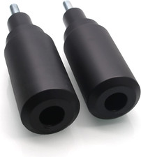 Motorcycle Frame Sliders, Falling Crash Protector Guards No Cut Kits Black Compa