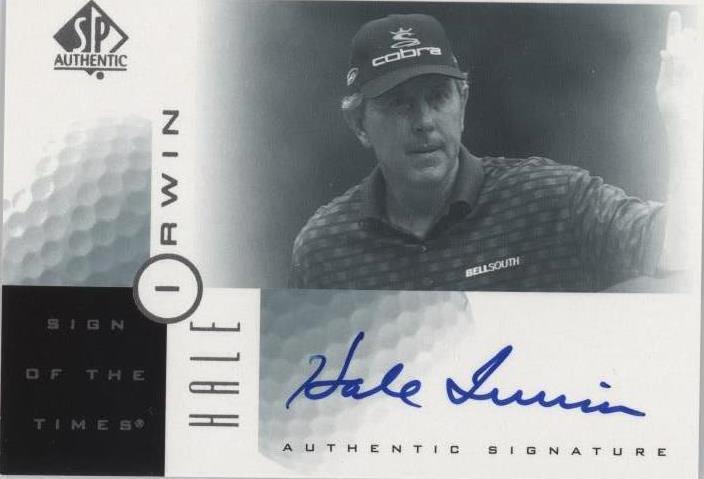 2001 SP Authentic - Hale Irwin #HI - 1 of 1