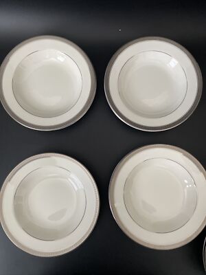 Mikasa Palatial Platinum Dinner Buffet Salad Fruit Plates Bowls Multiple Options