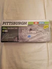 NEW Pittsburgh 40 pc 3/8" Ratchet Socket Set SAE Metric with blue container