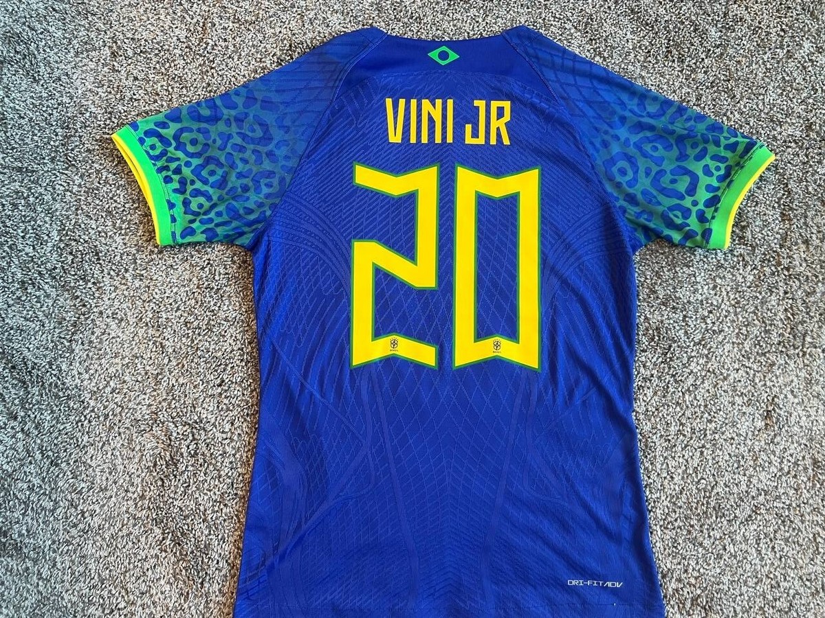Brazil 2022 Away Jersey #20 Vini Jr. | eBay