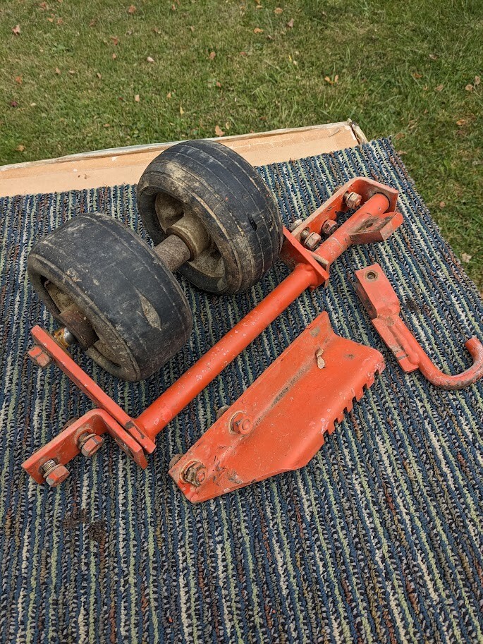 Kubota RCK60 Gauge Wheel AssemblyRear Wheel with Holder, and complete