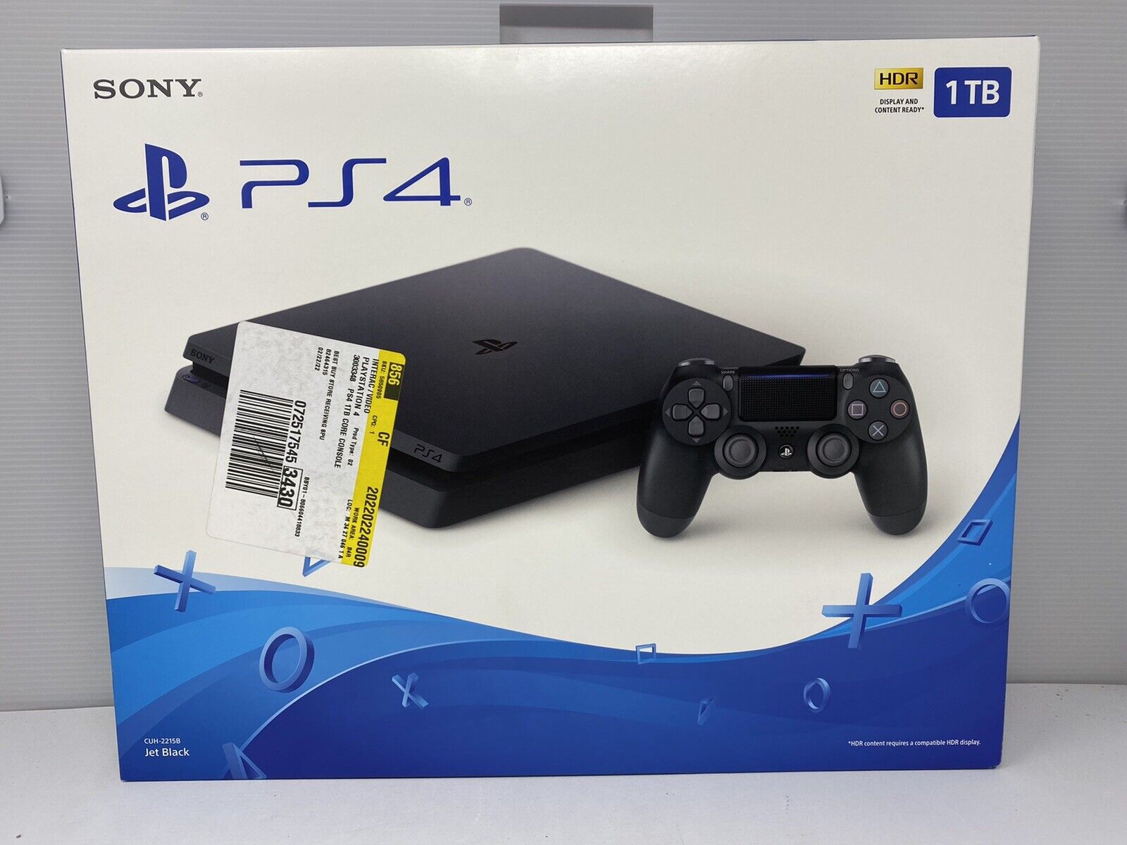 Pioner Orient bogstaveligt talt NEW Sony PlayStation PS4 1TB Slim Gaming Console Black - CUH-2215B  783629335172 | eBay