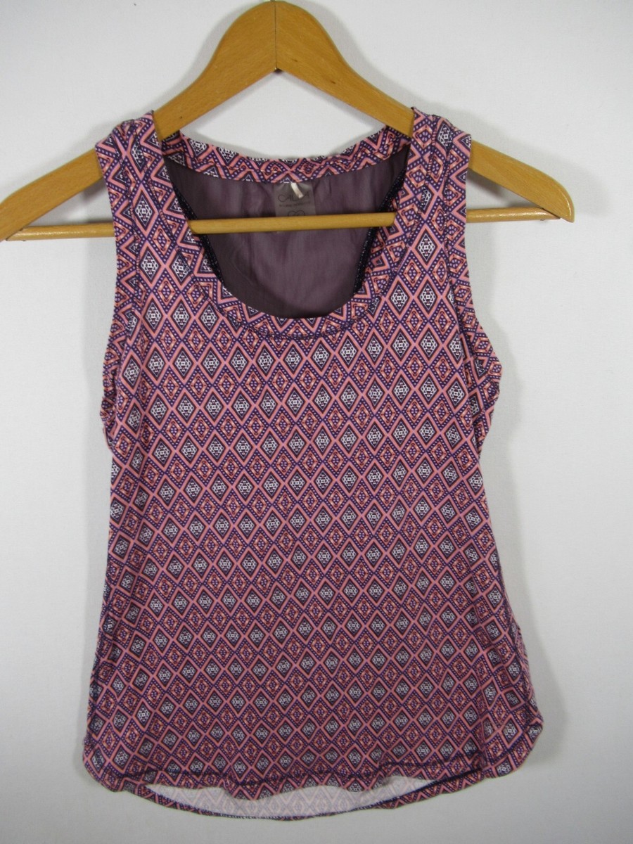 Calia By Carrie Underwood Everyday Geometric Print Tank Top Size S