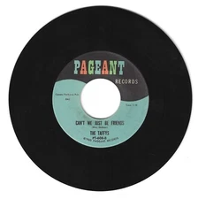 DOO WOP 45 THE TAFFYS CAN'T WE JUST BE FRIENDS ON PAGEANT VG+ ORIGINAL