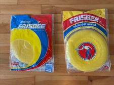 Lot of 2 YELLOW Vintage WHAM-O FRISBEE Flying Discs 1981  1984 - New In Package