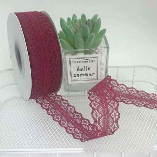 Lace Ribbon Packaging Decoration Sewing Fabric Decor Flower Baking Gift Strap @ - Picture 22 of 37