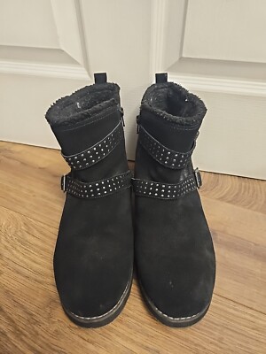  Sketchers Stiefel schwarz Größe 7 #55