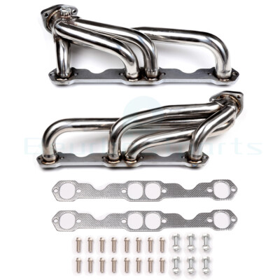 FOR CHEVY/GM 5.0L 5.7L V8 C/K C10 1988-1997 STAINLESS STEEL HEADER MANIFOLD
