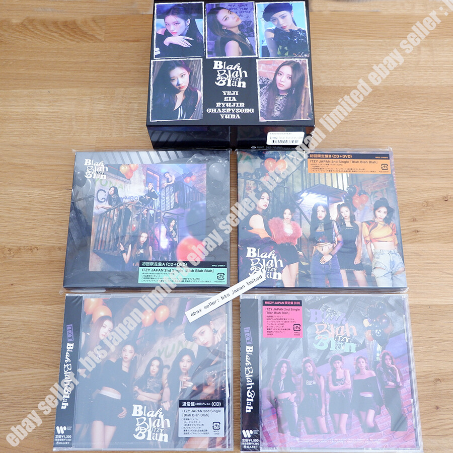 ITZY Japan Blah Blah Blah Limited A , B , Normal MIDZY JAPAN ITZY Japan Blah Blah Blah Limited A , B , Normal MIDZY JAPAN