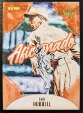 2021 Panini Diamond Kings Baseball Carl Hubbell Aficionado Insert #A-2 Giants